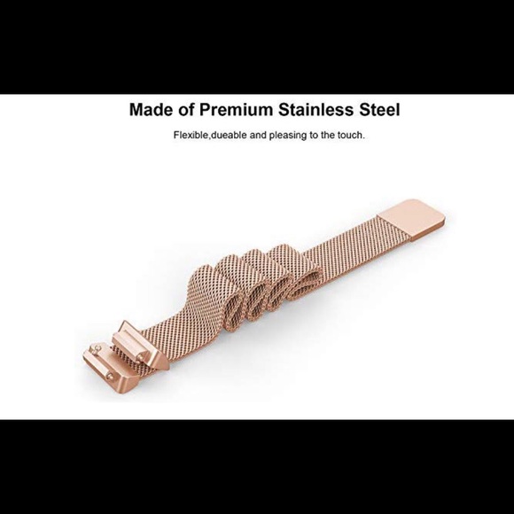 Gold Metal Mesh Fitbit Band - Picture 4 of 7